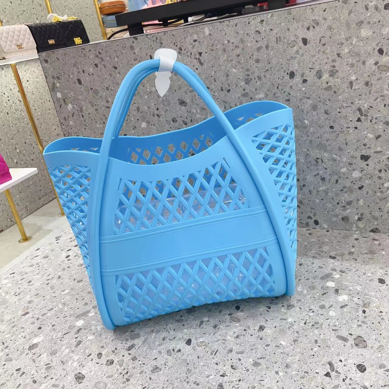 Jelly Handbag Silicone Hollowe - Silicone Steamer Basket avis et prix