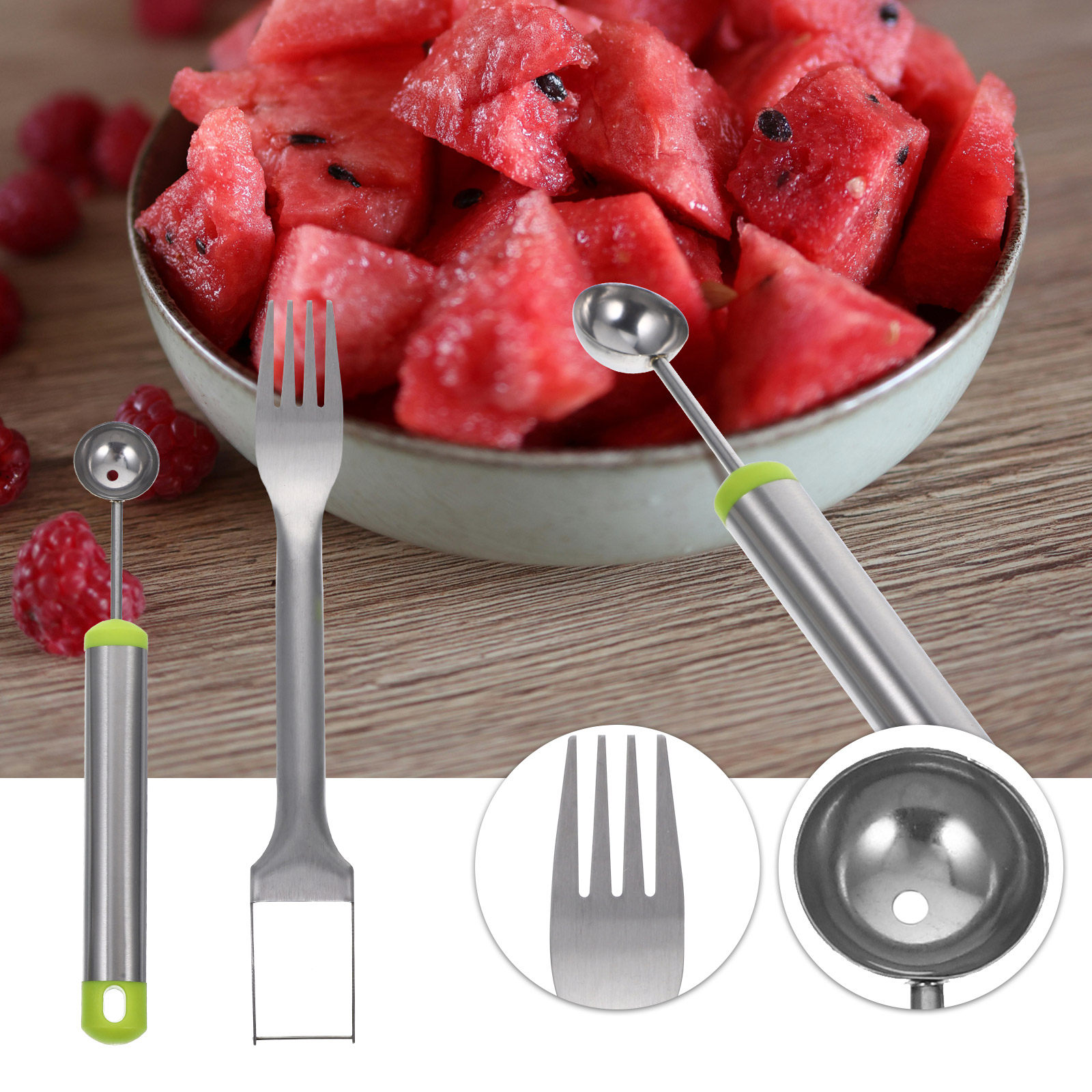 1 Set Of Metal Watermelon Slic - Kitchen Gadgets Usa avis et prix