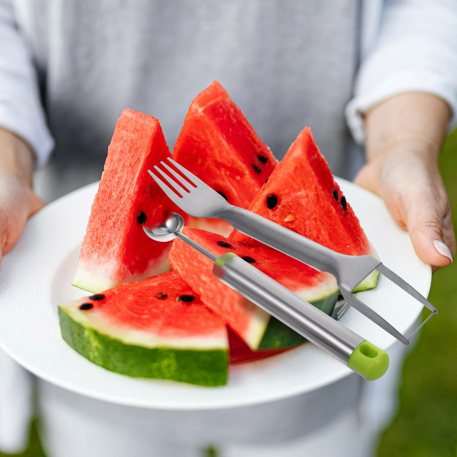 1 Set Of Metal Watermelon Slic - Kitchen Gadgets Usa avis et prix
