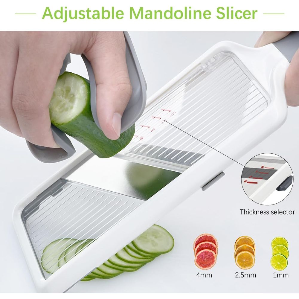 Adjustable Stainless Steel Man - Mandoline Slicer avis et prix