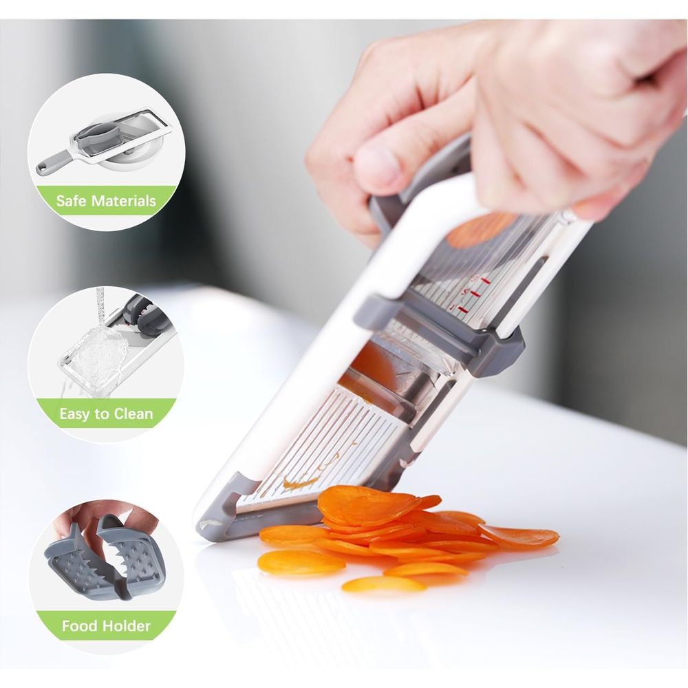 Adjustable Stainless Steel Man - Mandoline Slicer avis et prix