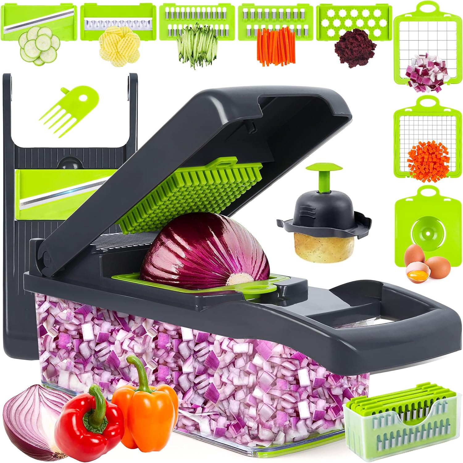 10-in-1 Vegetable Chopper Mand - Mandoline Slicer avis et prix