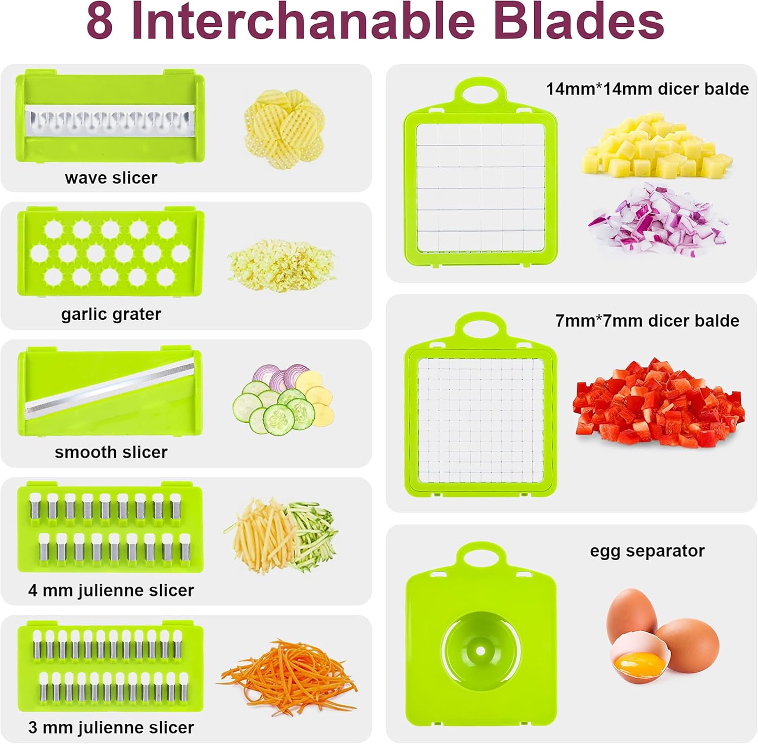 10-in-1 Vegetable Chopper Mand - Mandoline Slicer avis et prix