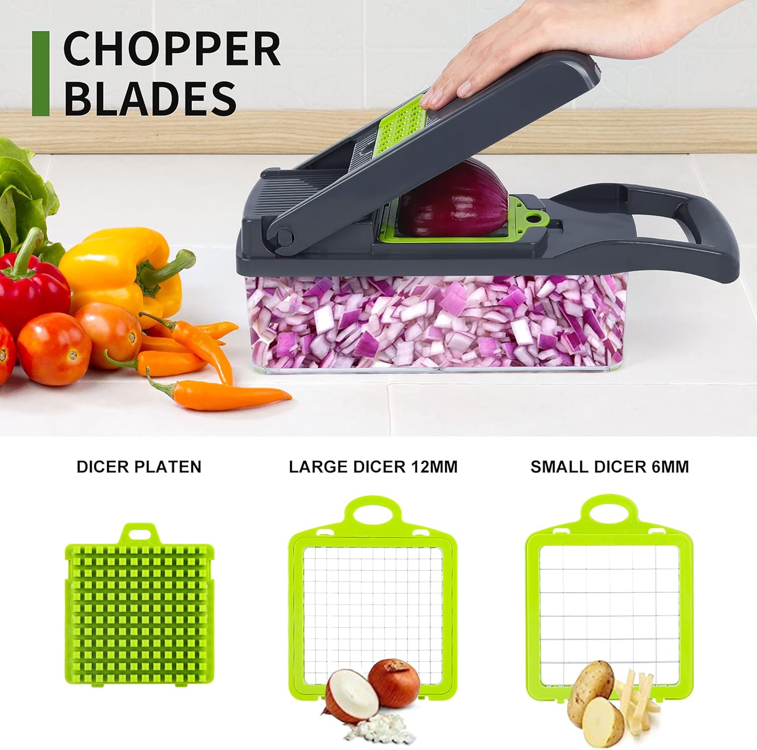 10-in-1 Vegetable Chopper Mand - Mandoline Slicer avis et prix