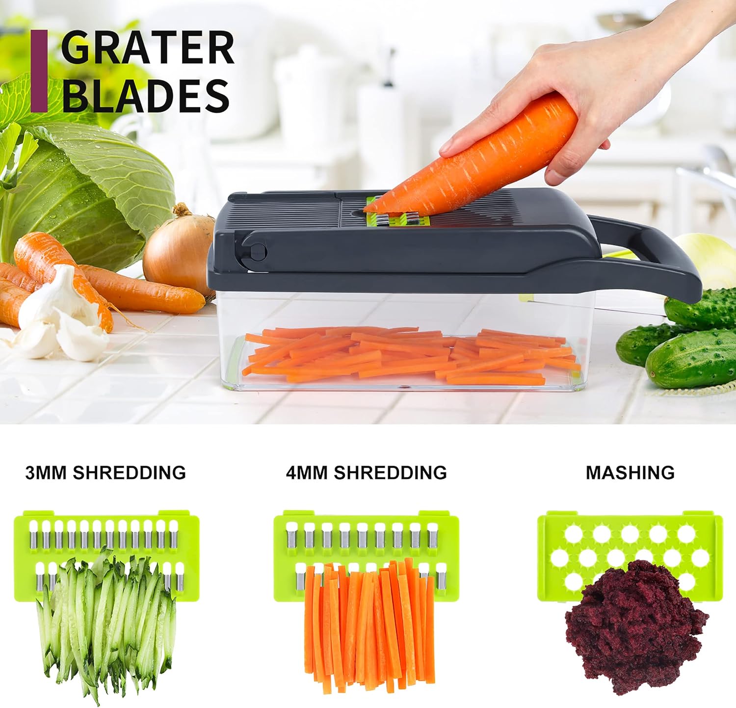 10-in-1 Vegetable Chopper Mand - Mandoline Slicer avis et prix
