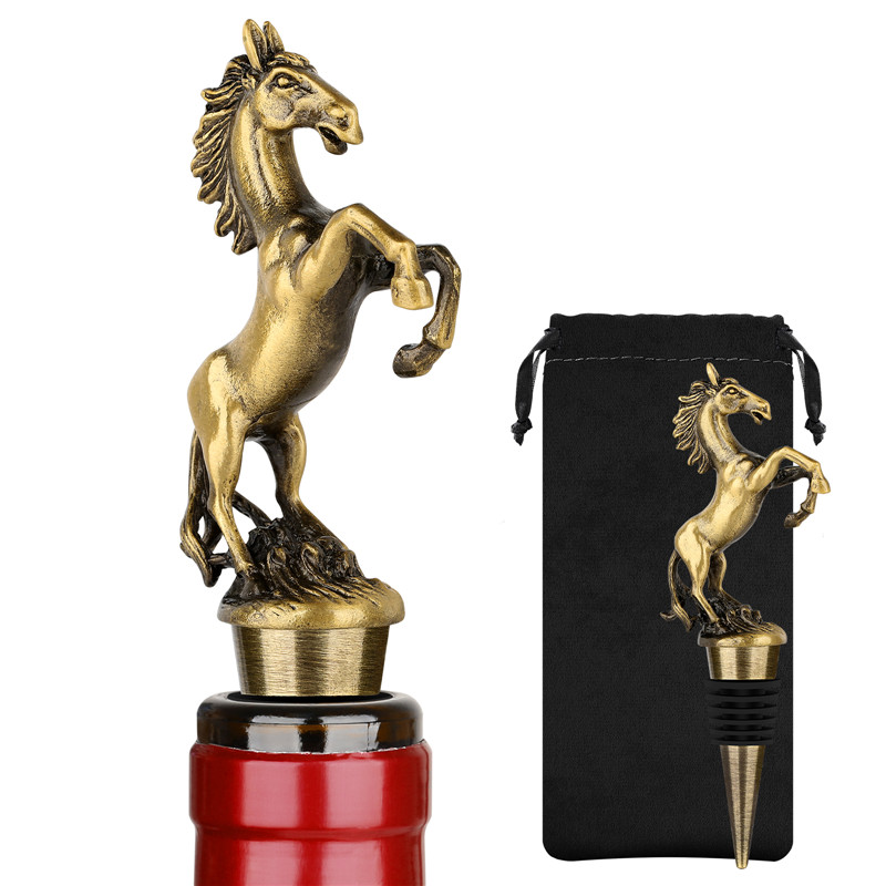 Creative Horse Shape Wine Stop - Kitchen Gadgets Club avis et prix